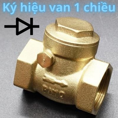 Ký hiệu van 1 chiều