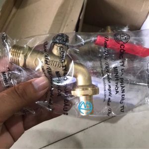 Vòi đồng miha đầu nối thông minh tay inox