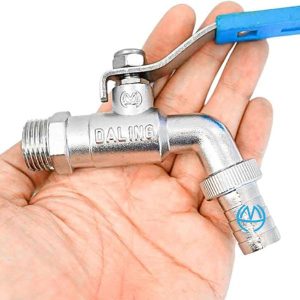 vòi kẽm daling tay inox