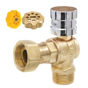 van góc đồng miha 15 tay khoá từ