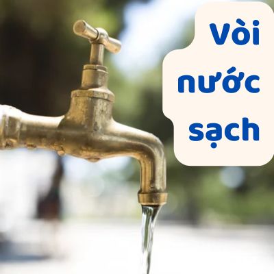vòi nước sạch
